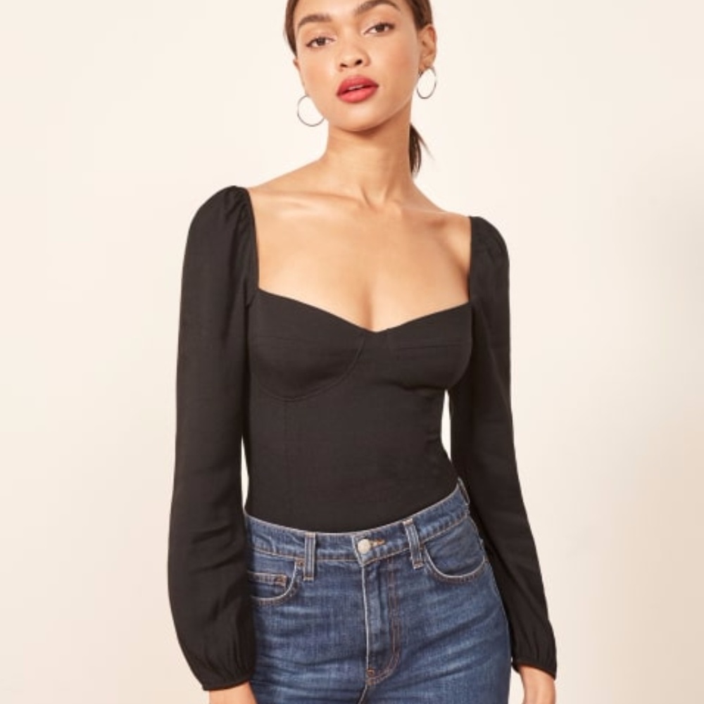Reformation Reign Top Size 4 - Worn Once - NWOT